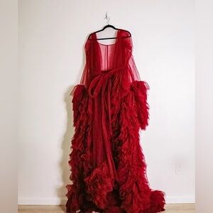 Red Photography Robe